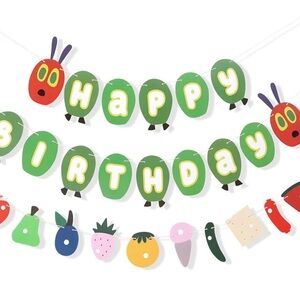 Hungry Caterpillar First Birthday Supplies